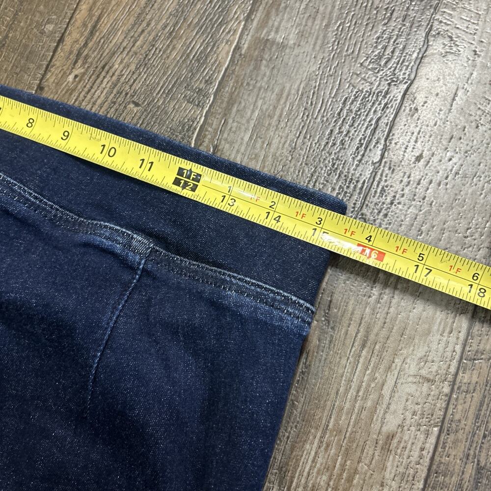 Johnny Was The Pull On Cropped Skinny Edwin Medium Embroidered Jeans size L - Picture 6 of 9